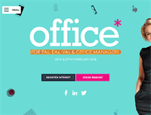Tablet Screenshot of officeshow.co.uk